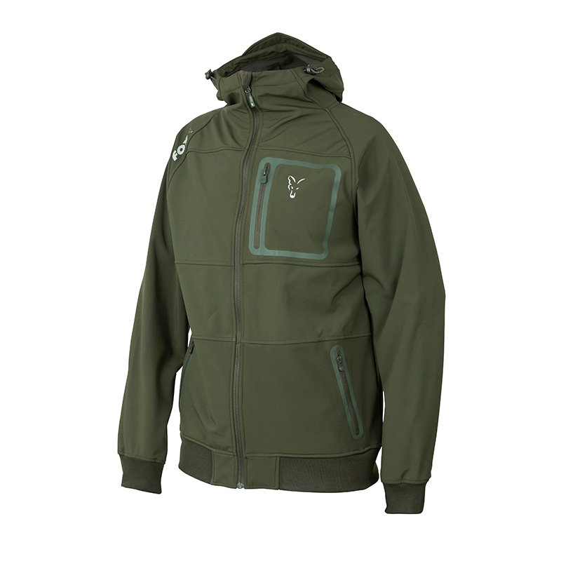 Fox COLLECTION GREEN & SILVER SHELL HOODIE