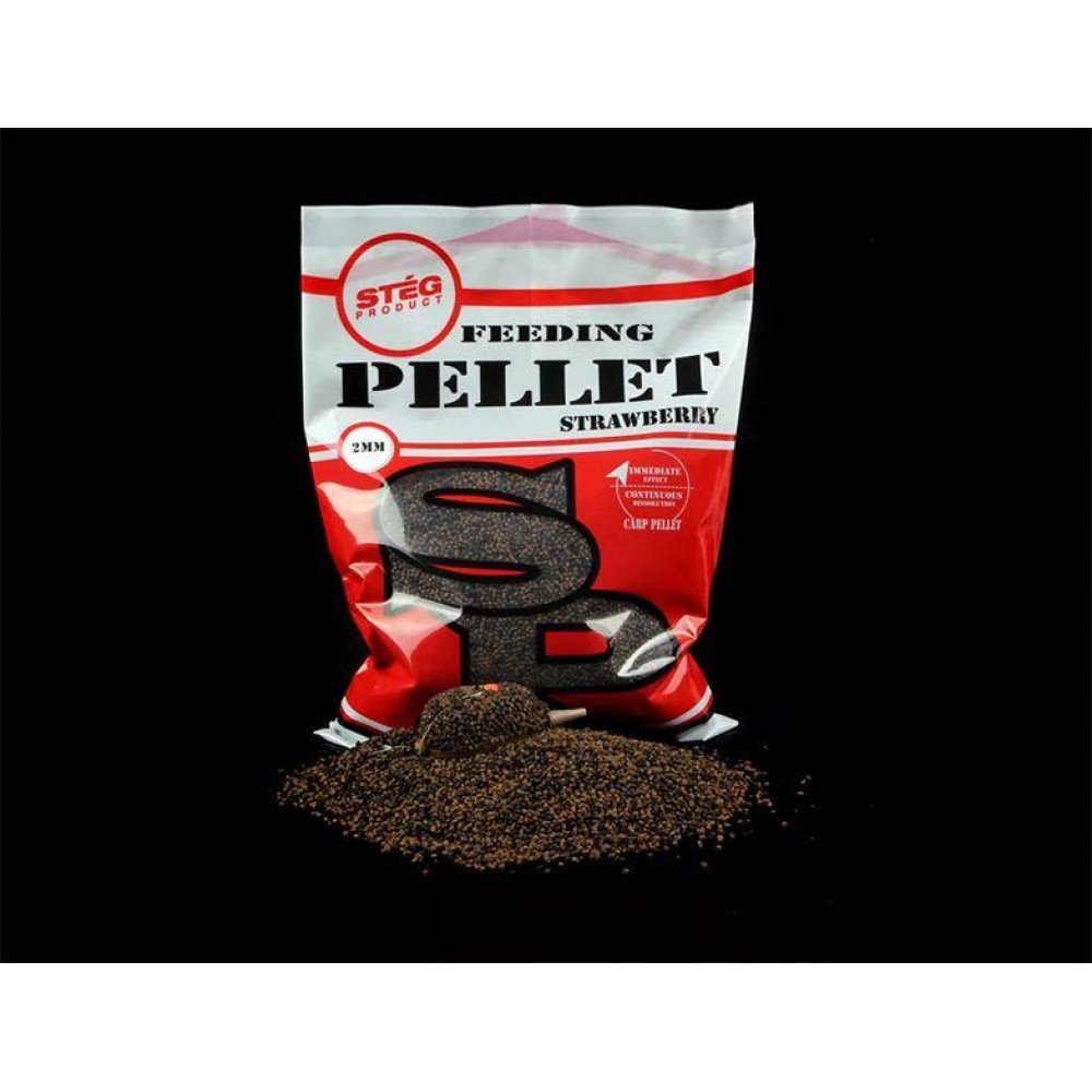 Steg FEEDING PELLET 2mm STRAWBERRY 800g