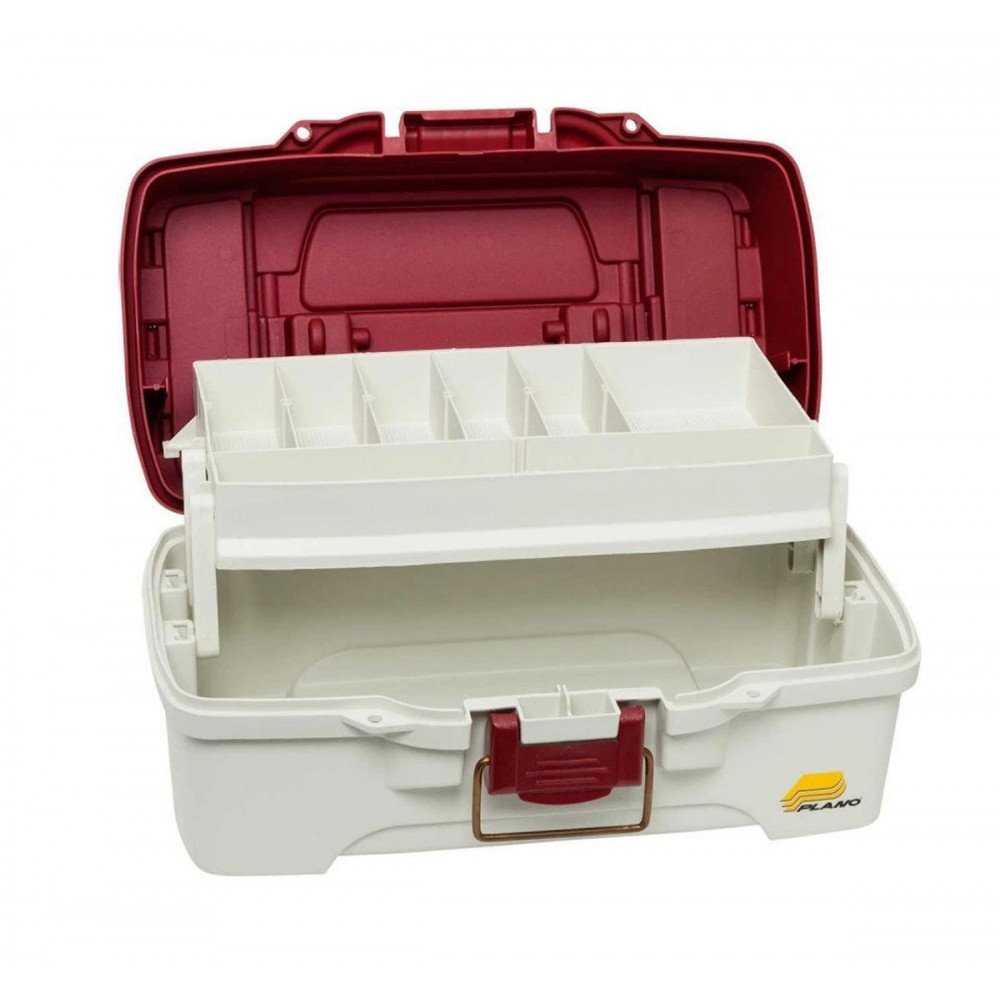 Plano ONE-TRAY TACKLE BOX RED METALIC OF-WHITE (PMC620106)