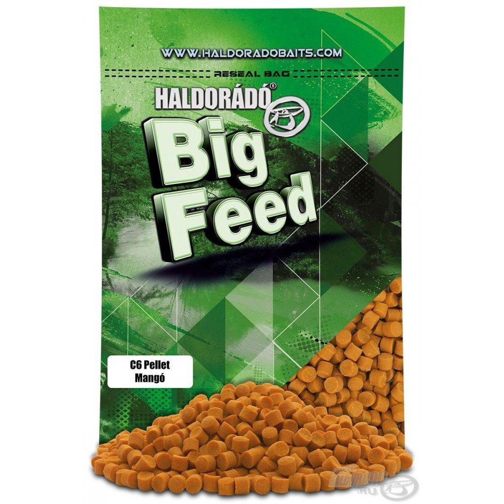 Haldorado BIG FEED - C6 PELLET 6mm - MANGO 2.5kg