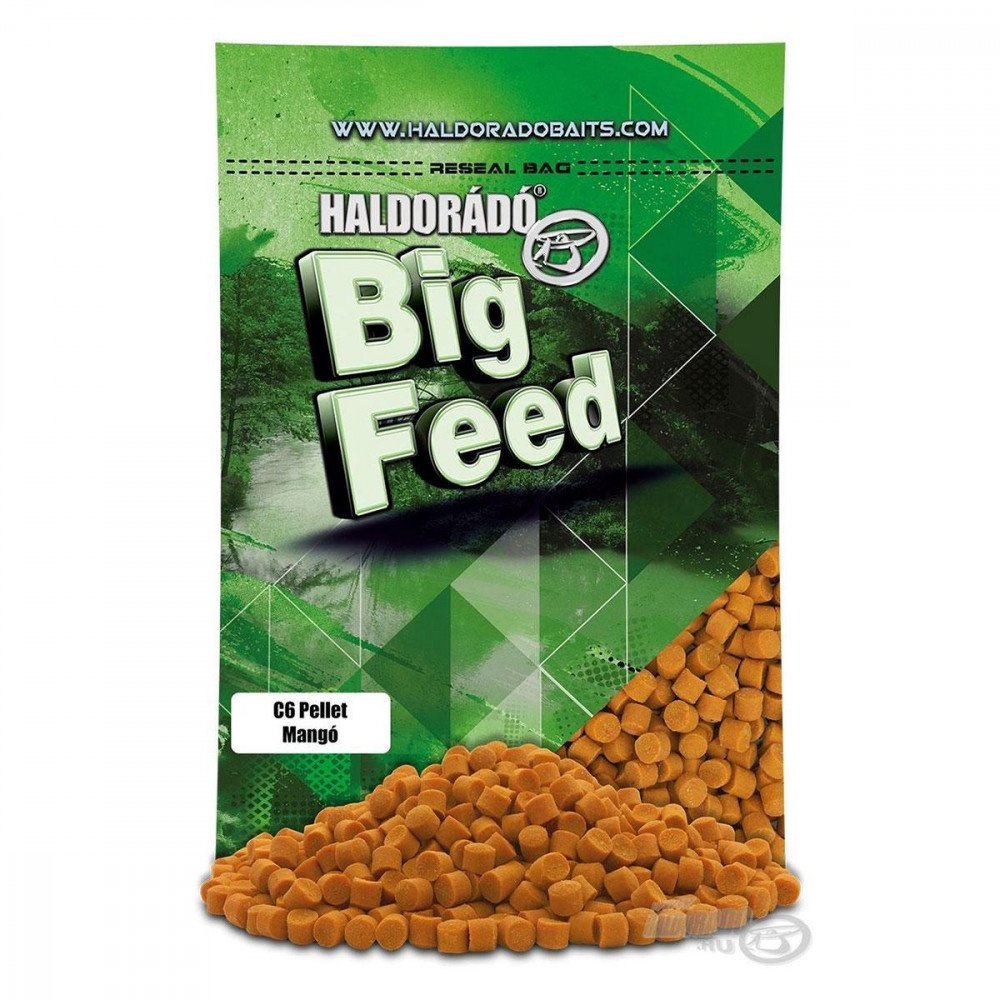 Haldorado BIG FEED – C6 PELLET 6mm – MANGO 800gr